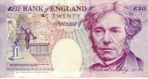 패러데이가 그려진 영국의 20파운드 지폐.jpg
